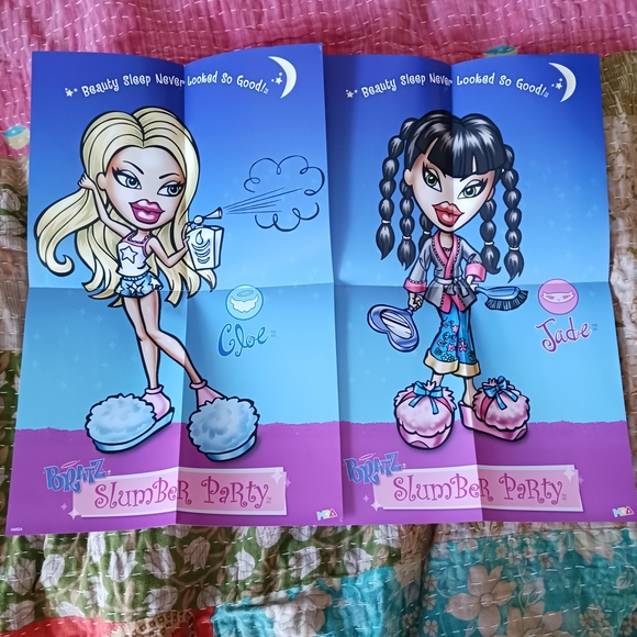 Other - Bratz Slumber Party Poster Lot of 2 Cloe and Jade